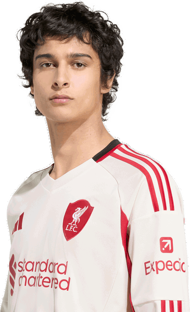 Фланелка adidas Performance Liverpool FC 25/26 Long Sleeve Away Jersey Бежово | JV6448, 3