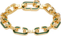 'C' Link Enamel Chain Bracelet