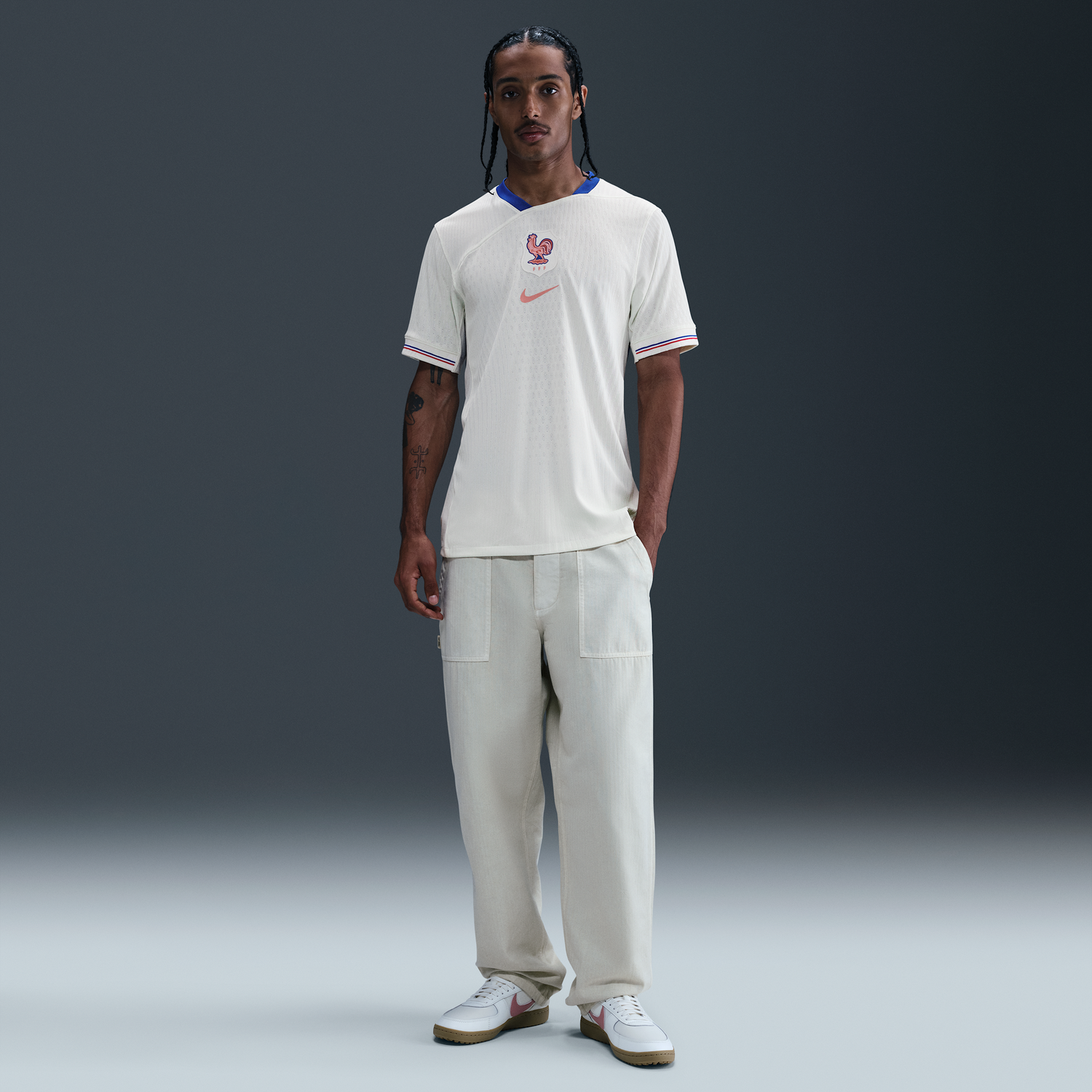 Фланелка Nike FFF Match 2025 Dri-FIT ADV Authentic Outdoor Football Jersey Бяло | IH0804-110, 1