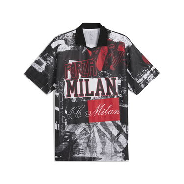 Фланелка Puma AC Milan Retro ftblNRGY+ Graphic T-Shirt Черно | 779336_01, 0