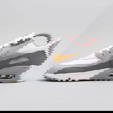 Кецове и обувки Nike Air Max 90 Leather "Gunsmoke Pink" GS Сиво | 833376-011, 0
