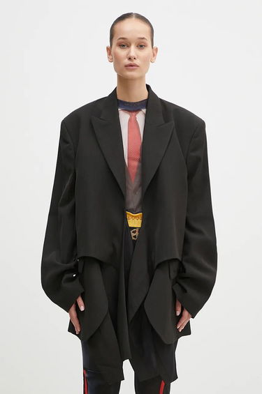 Яке Martine Rose Oversized Knotted Tailored Jacket Черно | 351WT05006, 0