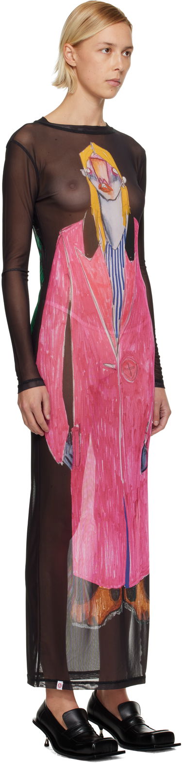 Pокля Charles Jeffrey Loverboy Charles Jeffrey LOVERBOY Powermesh Maxi Dress Многоцветен | 52060301, 1