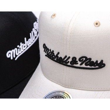 Шапка с козирка Mitchell & Ness Mitchell & Ness Branded Script Stretch Cap Черно | HC12184-MNNBLCK, 6