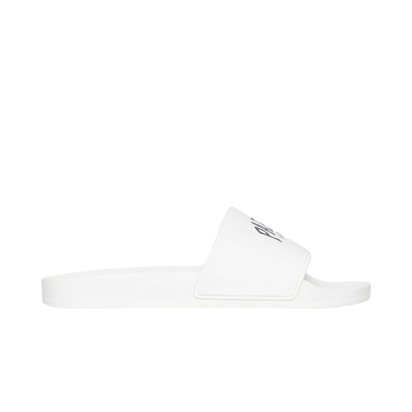 Кецове и обувки Balenciaga City Pool Slide Paris White Бяло | 689031W1S9A9001