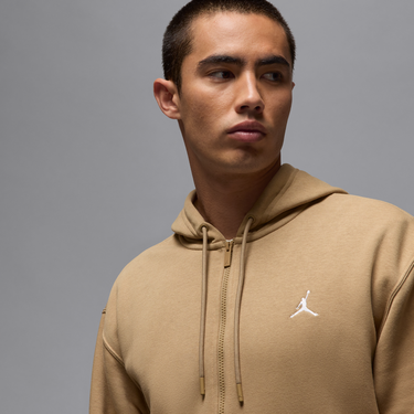 Суитчър Jordan Jordan Brooklyn Fleece Full-Zip Hoodie Кафяво | FV7289-257, 2