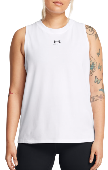 Потник Under Armour Rival Muscle Tank Бяло | 1383659-100, 0