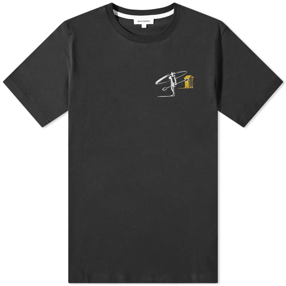 Тениска NORSE PROJECTS Niels Norse x Daniel Frost Черно | N01-0592-9999, 0