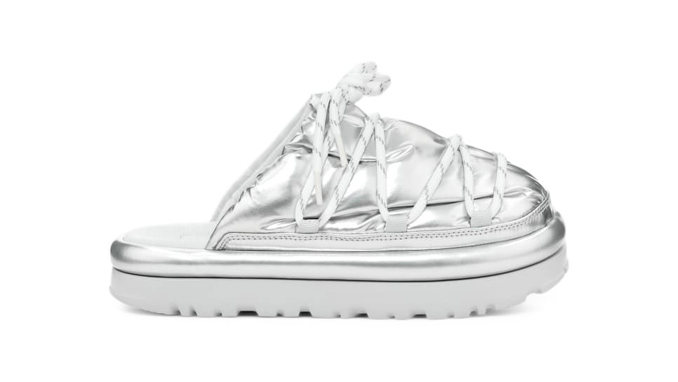 Кецове и обувки UGG Hi Shine Spaceslider Slide "Silver" W Металик | 1149033-SLVR, 0