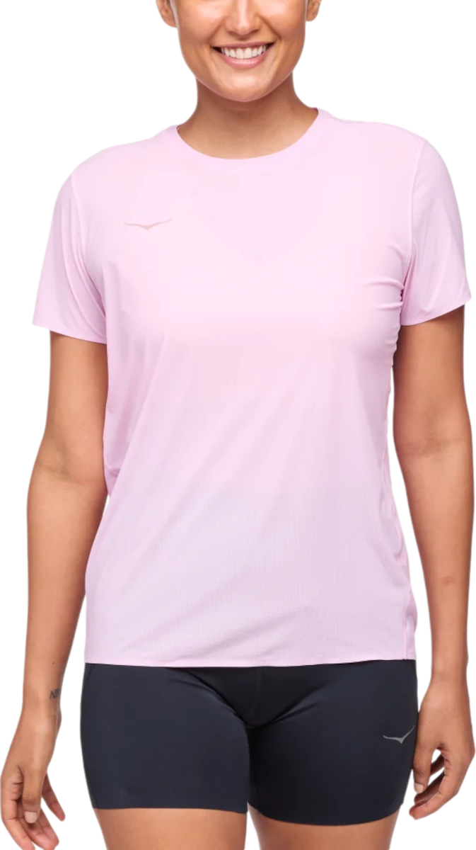 Тениска Hoka One One Airolite Run Top Розово | 1151084-pnkt, 0
