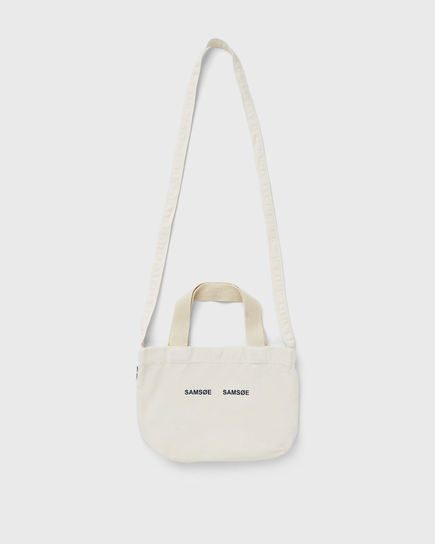 Голяма пазарска чанта Samsoe Samsoe Samsøe Samsøe Safrinka Mini Shopper Bag Бежово | F24200050-SILVER-GREEN, 0