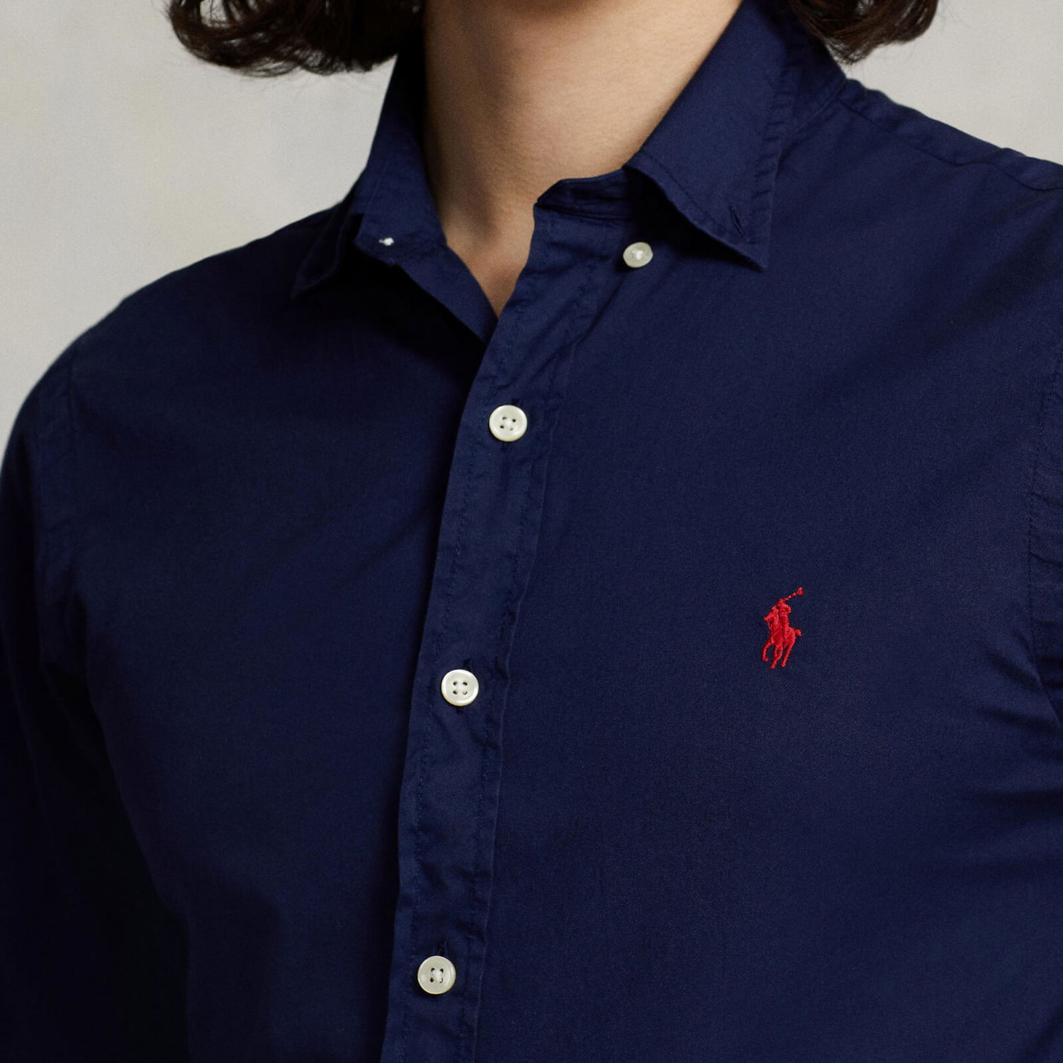 Риза Polo by Ralph Lauren Polo Ralph Lauren Cotton Тъмно синьо | 710906936008, 0