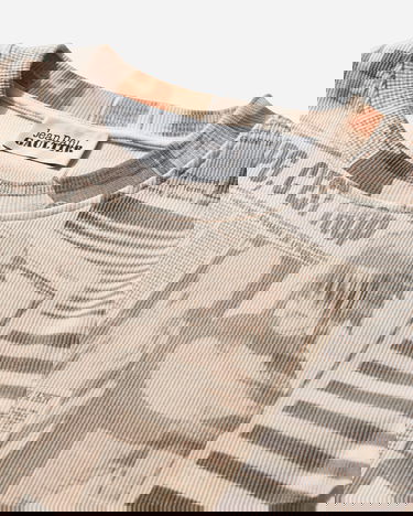 Тениска Jean Paul Gaultier Jean Paul Gaultier Ribbed Cotton Journal T-Shirt Бежово | 26-01-W-TO400-J026P 030830, 3