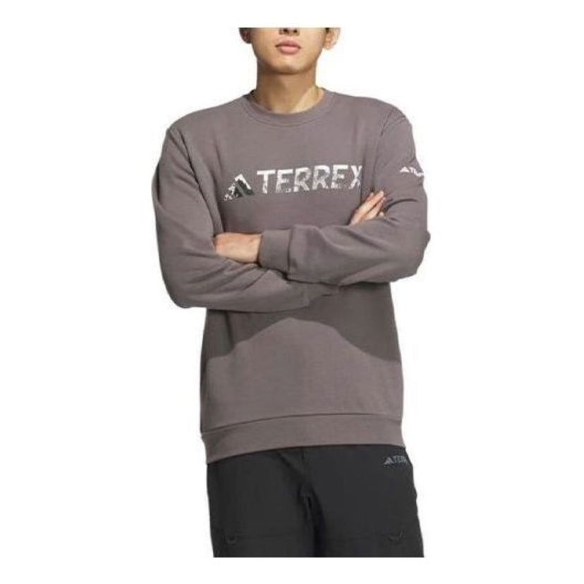 Суитчър adidas Performance Terrex Long Sleeve T-Shirt Сиво | JE6768