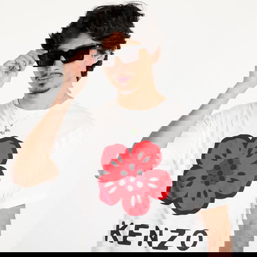 Тениска KENZO Boke Large Flower Бяло | FE65TS4754SO-02, 1