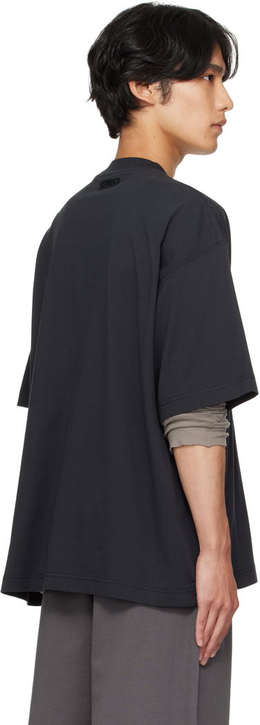 Тениска VETEMENTS Vetements Polizei Regular T-Shirt Черно | UH76TR300B, 2