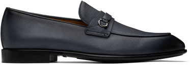 Кецове и обувки FERRAGAMO Salvatore Ferragamo Gancini Ornament Loafers Тъмно синьо | 778747, 0