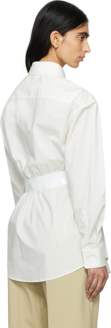 Риза Maison Margiela MM6 Maison Margiela Cotton Poplin Taped Shirt Бяло | S52DT0045 M35256, 2