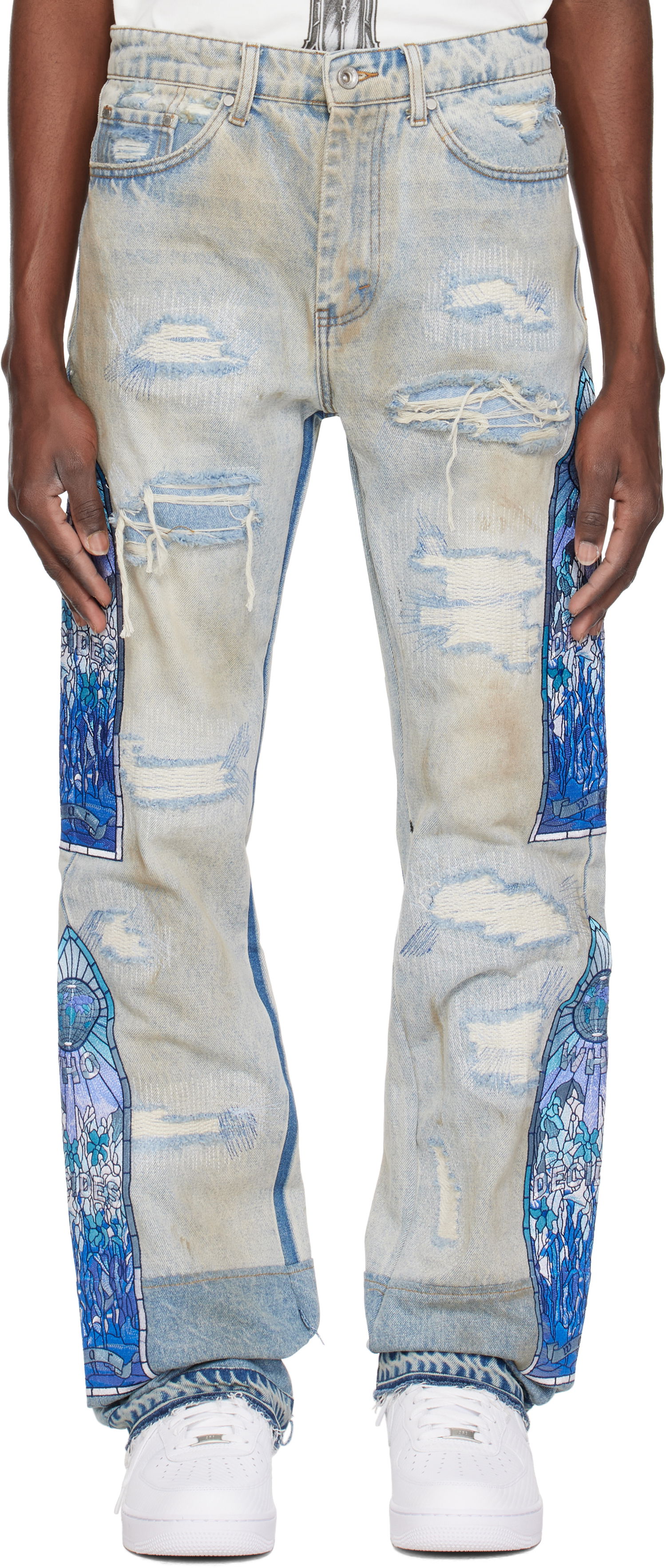 Дънки Who Decides War Who Decides War Winter Mechanic Jeans Синьо | 1121200008SS25, 0