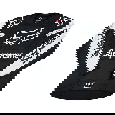 Фланелка Supreme Fox Racing Moto x Jersey Top Черно | SS18KN58 BLACK, 1