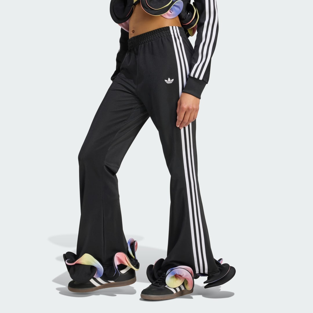 Спортни панталони adidas Performance Jeremy Scott Pride Fashion Flare Track Pants Черно | JW0827, 0