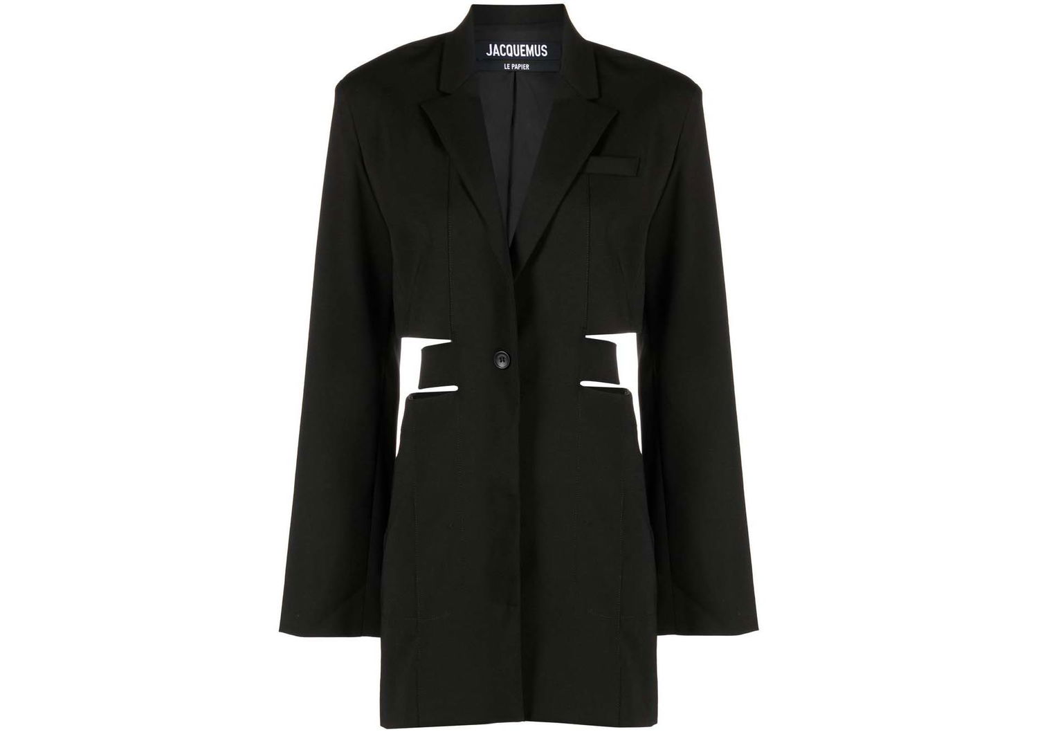 Pокля Jacquemus Cut-Out Blazer Черно | 221DR0161075990, 0