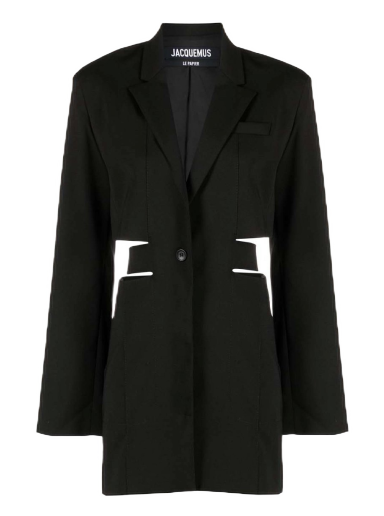 Pокля Jacquemus Cut-Out Blazer Черно | 221DR0161075990