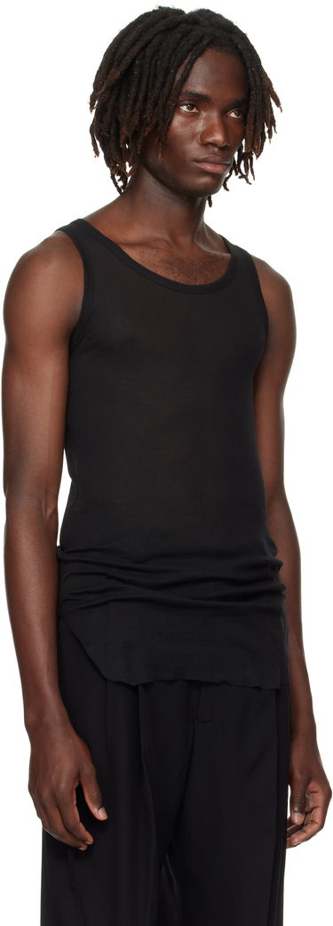 Потник Ann Demeulemeester Ann Demeulemeester Boris Ruched Tank Top Черно | B0011785-FA434-099, 1