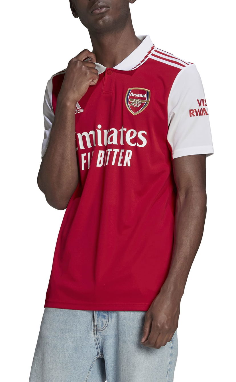 Поло тениска adidas Originals Arsenal FC 2022/23 Home Football Jersey Червено | h35903