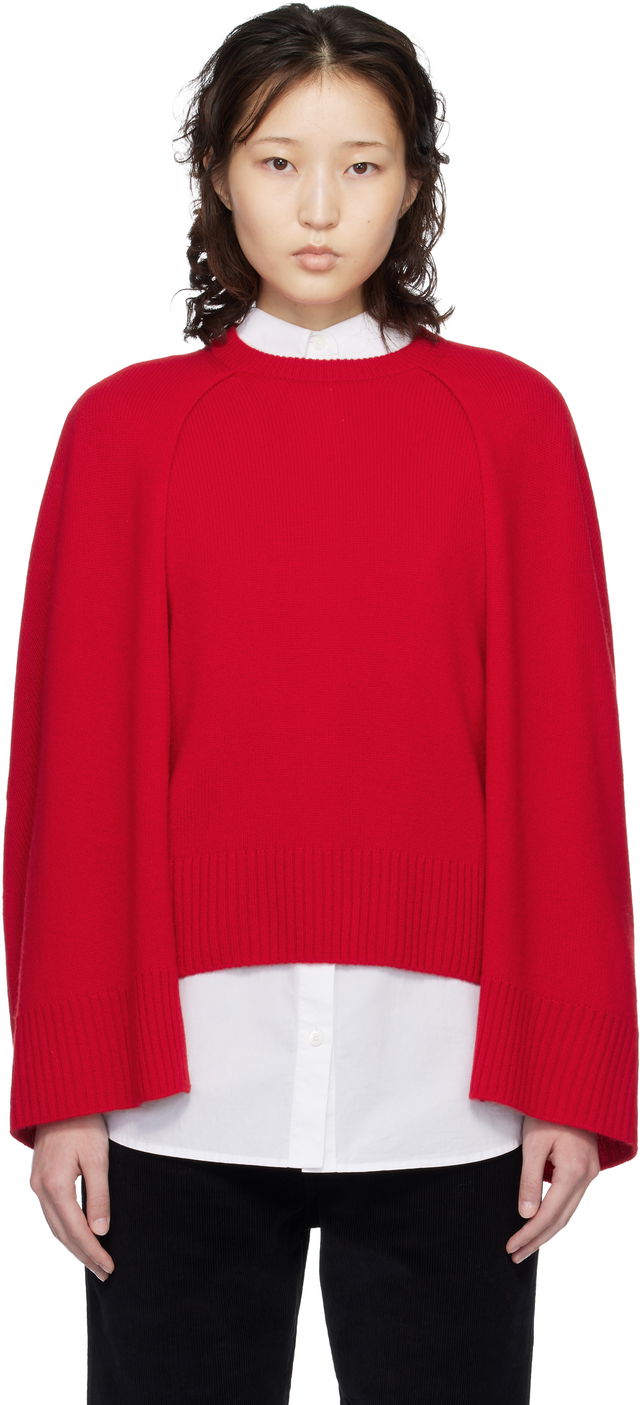 Crew Cape Knit Sweater