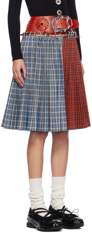 Пола Chopova Lowena Chopova Lowena Ethel Knee Carabiner Midi Skirt Синьо | 3197, 1