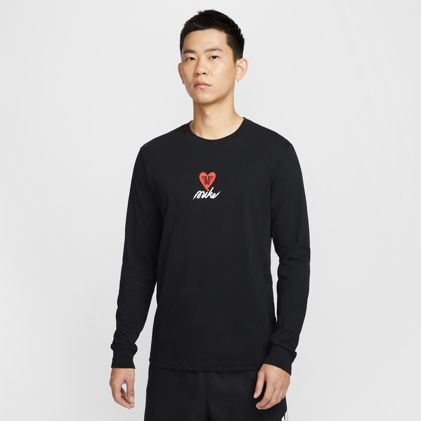 Тениска Nike Sportswear Long Sleeve T-Shirt Черно | HV9807-010