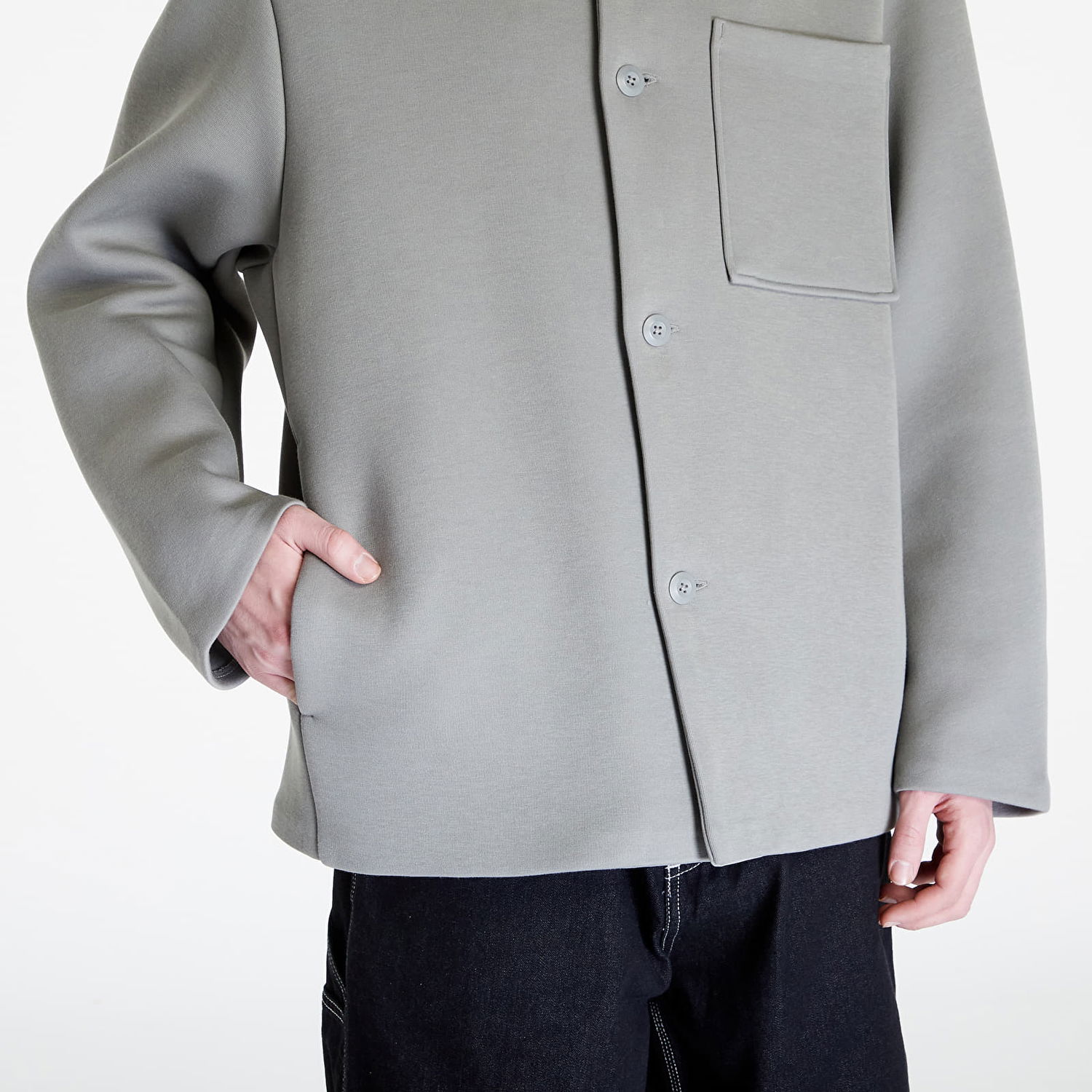 Яке Nike Sportswear Tech Fleece Reimagined Oversized Shacket "Dark Stucco" Сиво | FB8167-053, 1