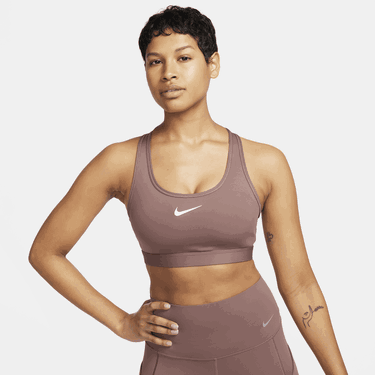 Сутиен Nike Swoosh Medium Support Padded Sports Bra Розово | DX6821-208, 4