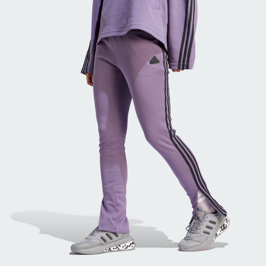 Спортни панталони adidas Performance Future Icons 3-Stripes Track Pants Лилаво | IL3043, 0