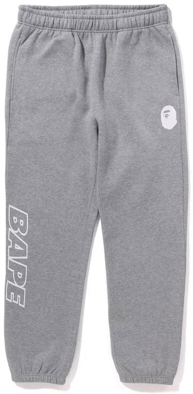 Спортни панталони BAPE Logo Sweatpants Сиво | 1K20-182-003-PANTS, 0