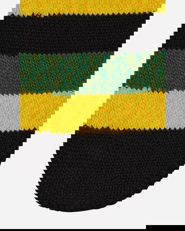 Чорапи KAPITAL Rainbowy Happy Heel Socks Черно | EK-1365XS BLACK, 3