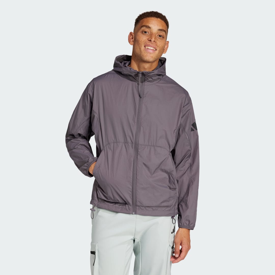 Ветровка adidas Performance City Escape Hooded Windbreaker Лилаво | JF3292, 0