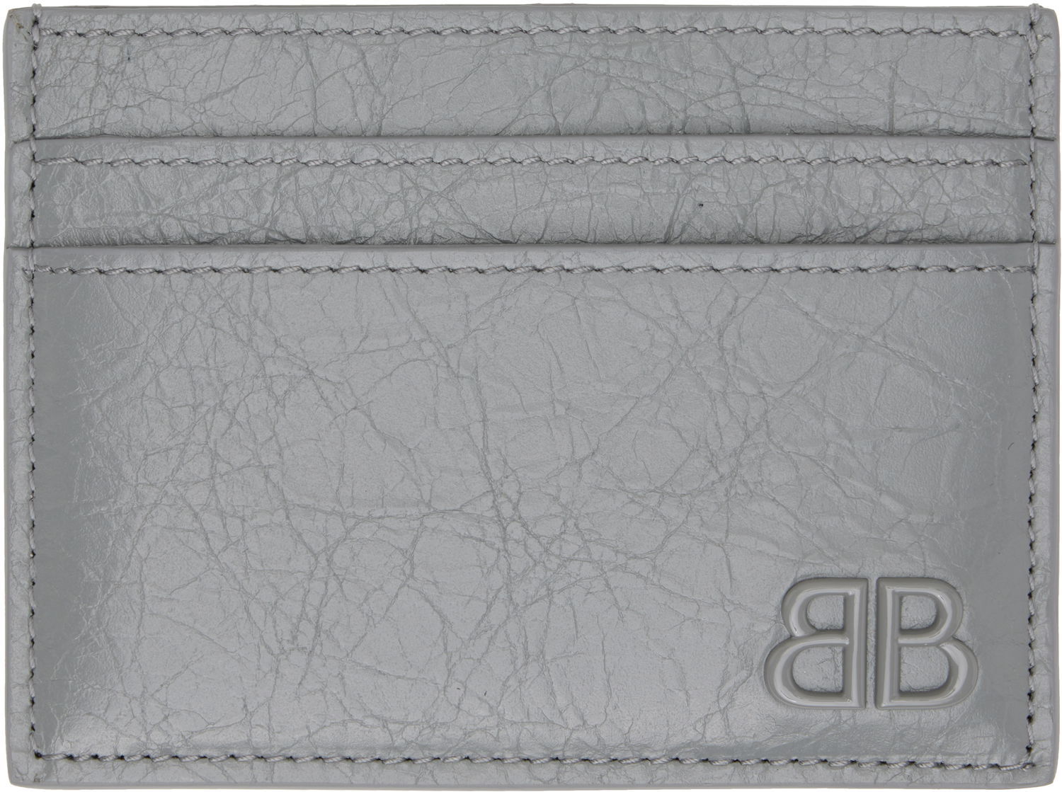 Портфейл Balenciaga Balenciaga Monaco Card Holder Сиво | 7665472AA0W, 0