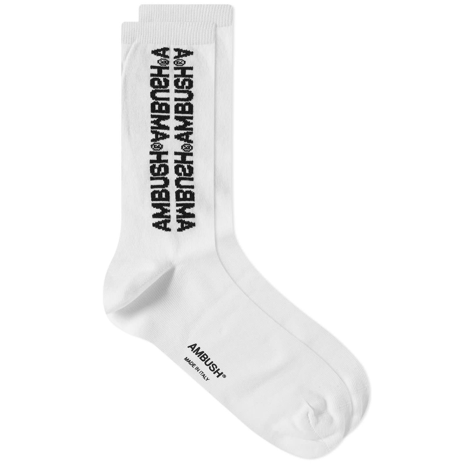 Чорапи Ambush Logo Sock Бяло | BMRA014S23KNI0010110, 0