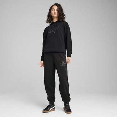 Спортни панталони Puma ESS Script Comfort Sweatpants Черно | 684985_01, 3