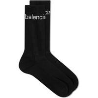 Чорапи Balenciaga Dot Com Socks Черно | 744751-472B4-1077, 1