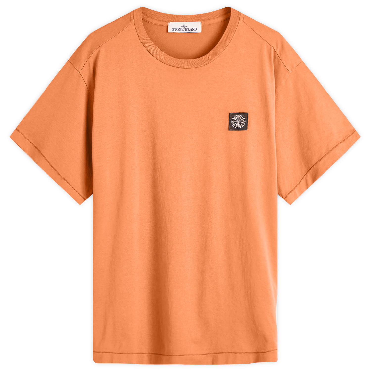 Тениска Stone Island Patch Logo T-Shirt, Size Large Оранжево
 | K1S152100039-V0073, 0