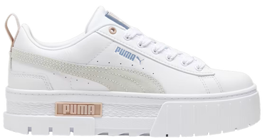 Кецове и обувки Puma Mayze Leather W Бяло | 381983-45, 0