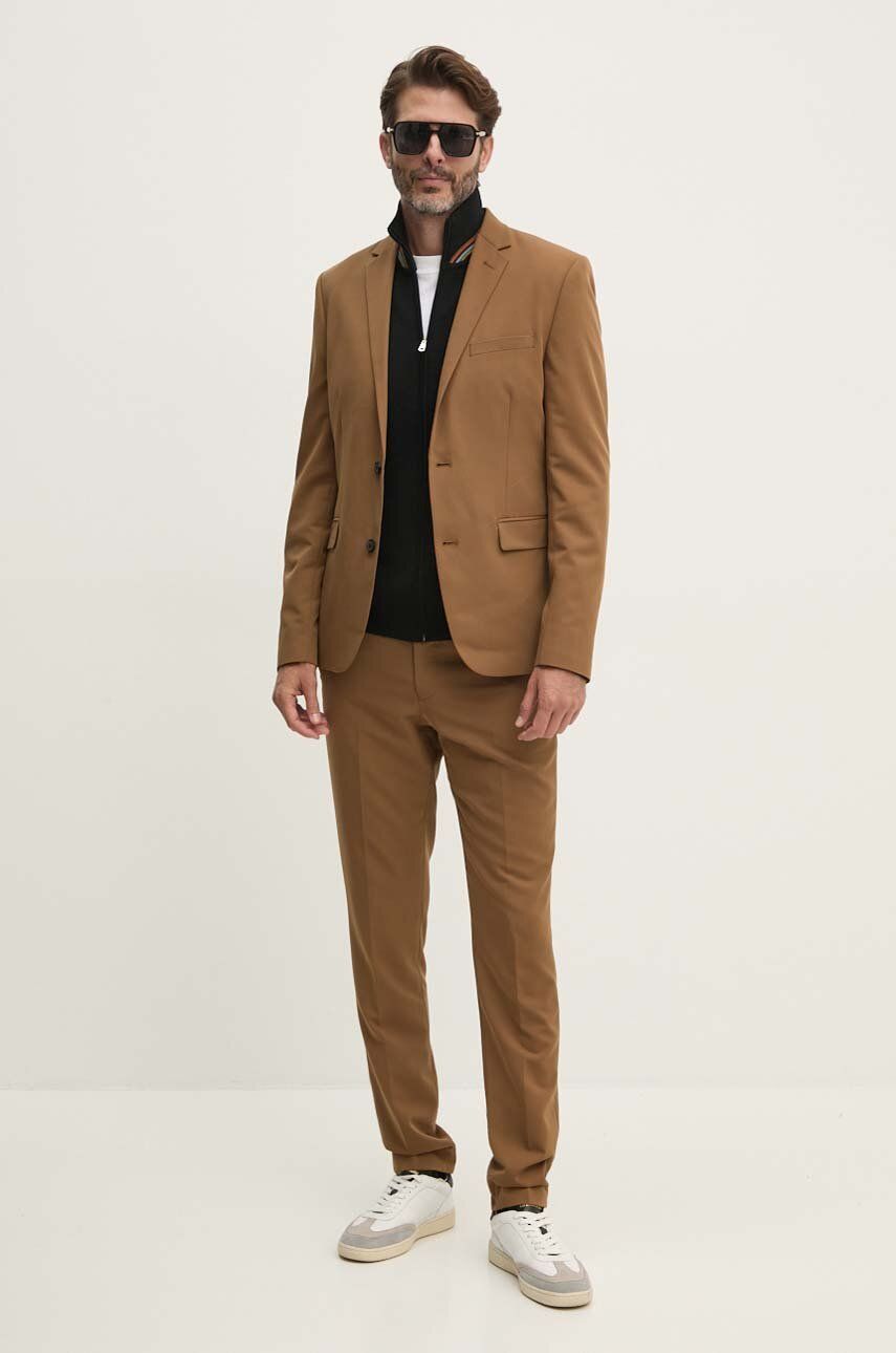 Пуловер Paul Smith Paul Smith Wool Zip Cardigan Черно | M1R.905Y.N02501, 1