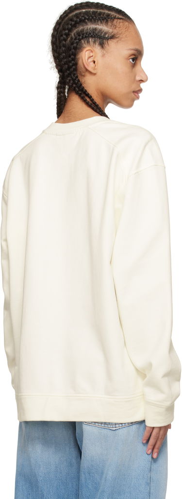 Суитчър GANNI GANNI Isoli Kittens Drop Shoulder Sweatshirt Бежово | T4163, 2