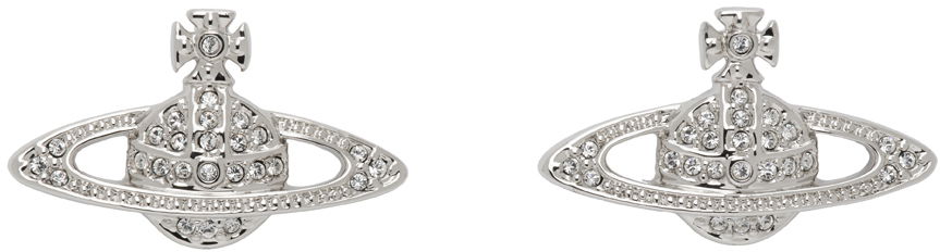 Обеци Vivienne Westwood Mini Bas Relief Silver Cuff Links Металик | 65030003-02P116-CN, 0