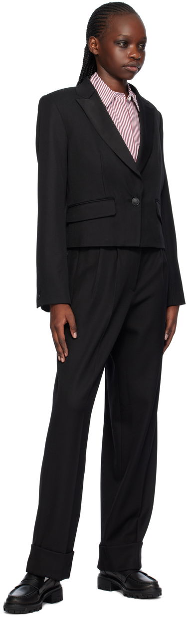 Риза rag & bone Morgan Striped Cropped Shirt Червено | WAW23HA0214621, 3
