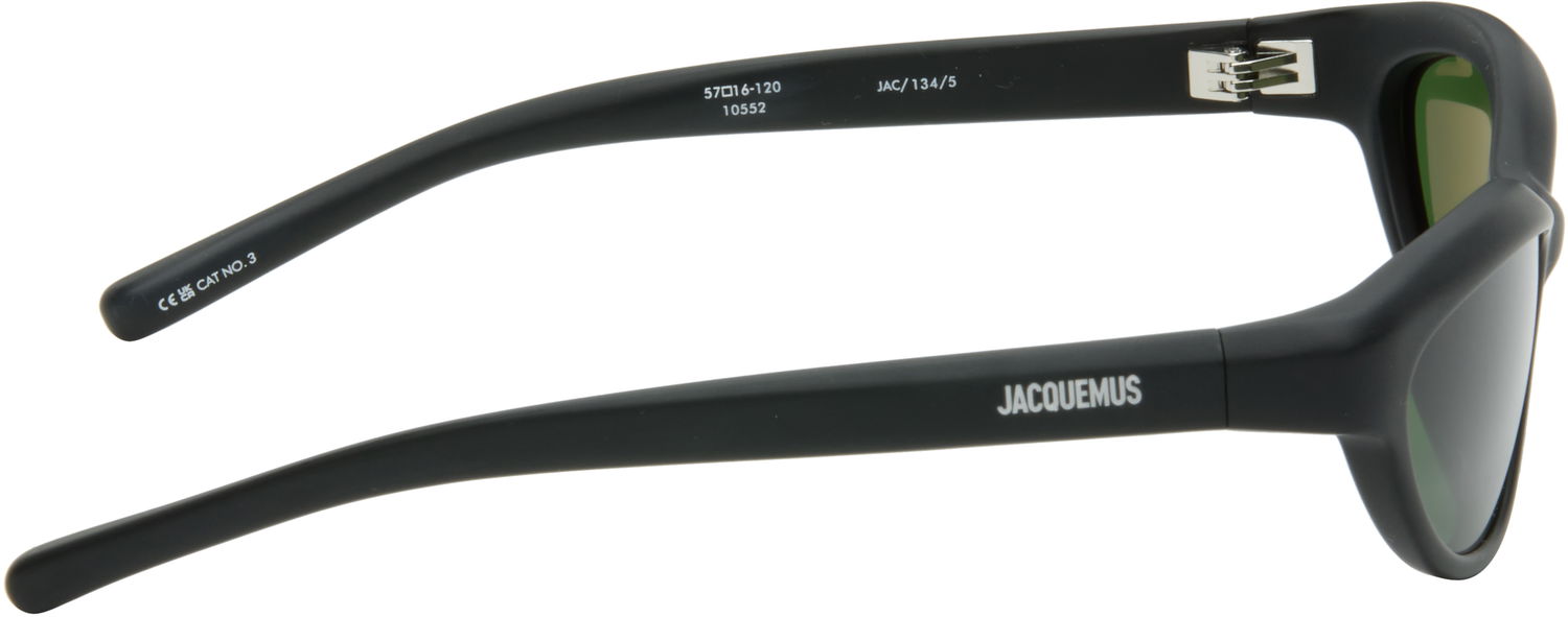 Слънчеви очила Jacquemus Jacquemus 'The Curvo' Sunglasses Черно | JAC134C5SUN, 1