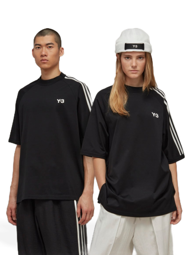 Тениска Y-3 3-Stripes Tee Черно | H63065